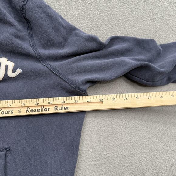 Hollister Hoodie Sweatshirt Mens XL Blue Malibu Surf Open Graphic Pullover - Picture 4 of 10